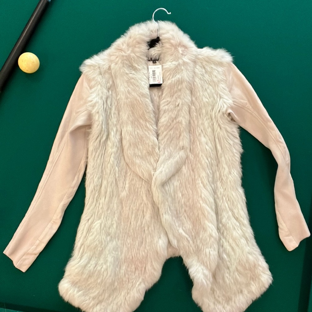 Brand new fur/leather jacket